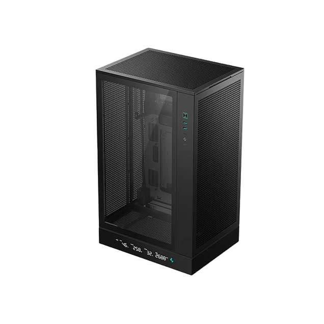 DeepCool CH270 DIGITAL Mini Tower Case - Black 